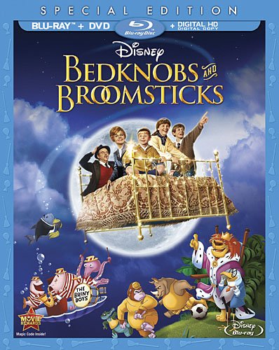 BEDKNOBS AND BROOMSTICKS [BLU-RAY + DVD + DIGITAL COPY] (BILINGUAL) Sale