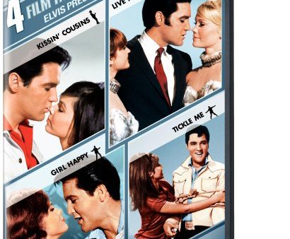 4 FILM FAVORITES: ELVIS PRESLEY MUSICALS (KISSIN  COUSINS   LIVE A LITTLE LOVE A LITTLE   GIRL HAPPY   TICKLE ME) Cheap