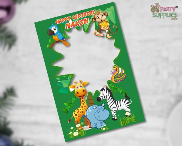 Jungle Theme Customized Photobooth Online now