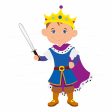 Prince Theme with Sword in Hand Cutout Online