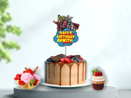 Avengers Theme Cake Topper Discount