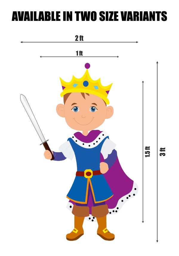 Prince Theme with Sword in Hand Cutout Online