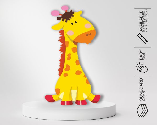 Jungle Theme Giraffe Cutout Hot on Sale