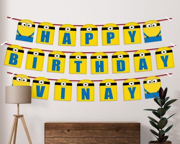 Minion Theme Personalized Hanging For Sale