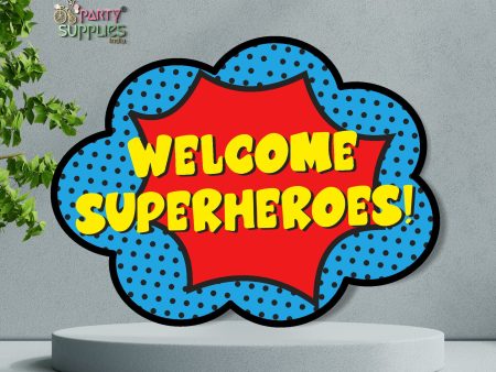 Avengers Theme customized Welcome Board Supply