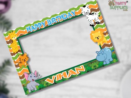 Jungle Theme Personalized Photobooth For Cheap