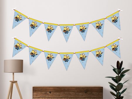 Minion Theme Customized Flag Hanging Sale