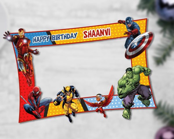 Avengers Theme Customized Photobooth Discount