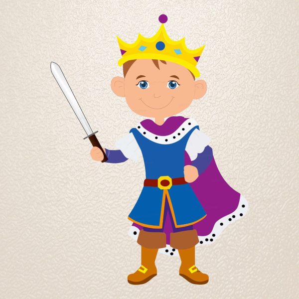 Prince Theme with Sword in Hand Cutout Online