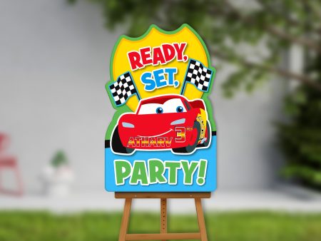 Car Theme Personalized Welcome Board Hot on Sale