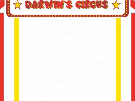 Circus Theme Personalized Photobooth Online