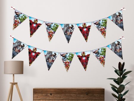 Avengers Theme Customized Flag Hanging Online now