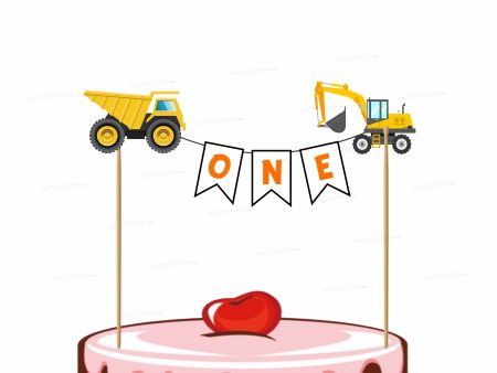 Construction Theme Customized Cake Topper For Sale