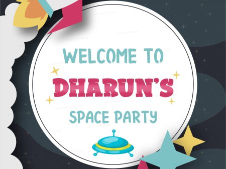 Space Theme Customized Welcome Board For Sale