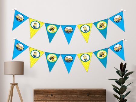 Minion Theme Flag Hanging Supply