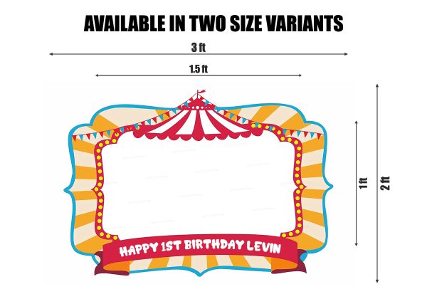 Circus Theme Customized Photobooth Discount