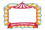 Circus Theme Customized Photobooth Discount