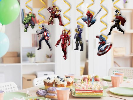 Avengers Theme Customized Swirls on Sale