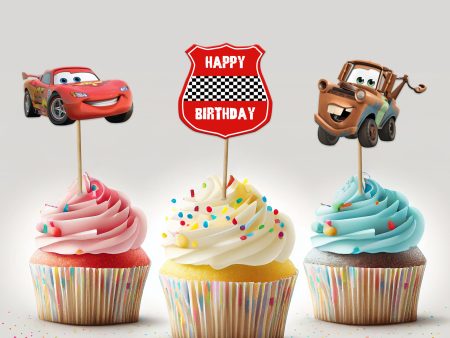 Car Theme Cup Cake Topper Online