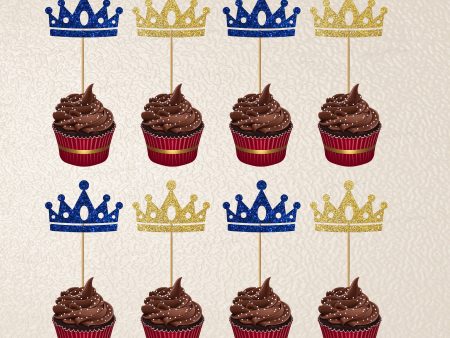 Prince Theme Cup Cake Topper Online now