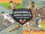 Baseball Highlights: The Dice Game Online