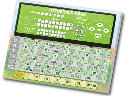 Baseball Highlights: The Dice Game - Extra Score Pads Fashion