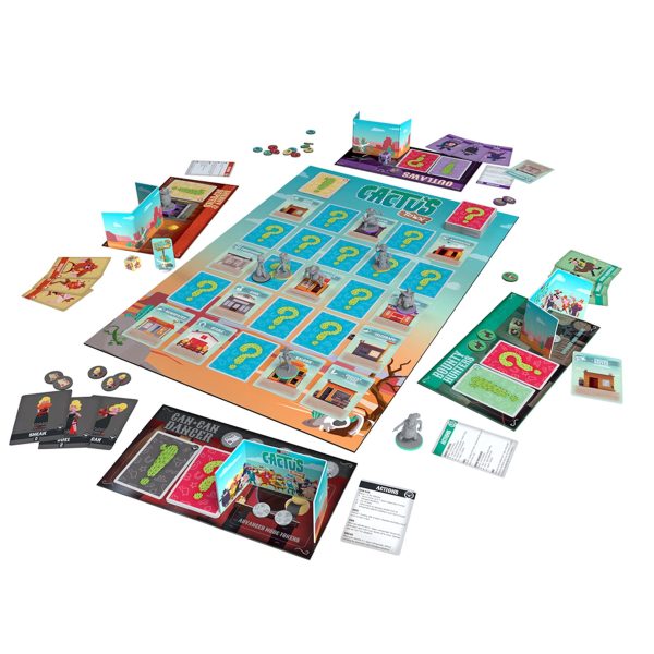 Cactus Town (Kickstarter SHERIFF Deluxe Edition + 3 EXPANSIONS) For Cheap