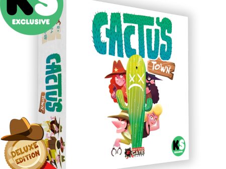 Cactus Town (Kickstarter SHERIFF Deluxe Edition + 3 EXPANSIONS) For Cheap